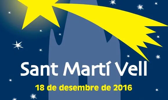 Cartell del Pessebre Vivent de Sant Martí Vell 2016.
