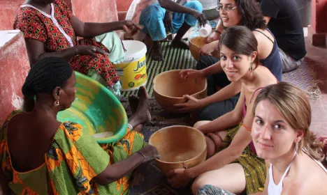 Camp de solidaritat al Senegal. Font: Setem Catalunya