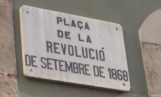 Pla de la Plaça de la Revolució de Setembre de 1858.