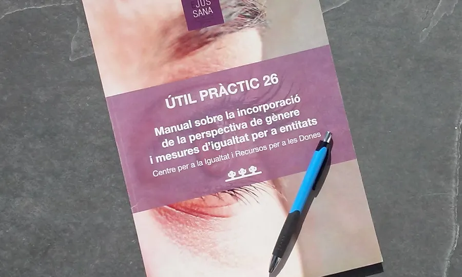 El document ha estat elaborat pel Centre per la Igualtat i Recursos per a les Dones (CIRD) i publicat per Torre Jussana. Font. Suport Associatiu