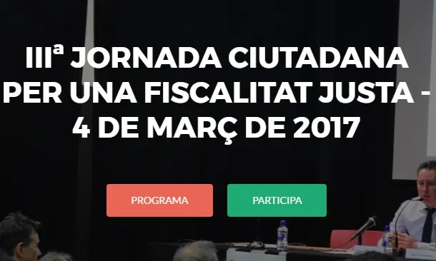 La Plataforma organitza cada any jornades que aprofundeixen en les conseqüències del frau fiscal. Font: Plataforma per una Fiscalitat Justa