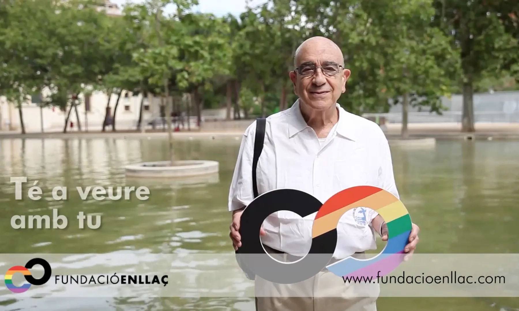 Imatge de la campanya de la Fundació Enllaç a favor dels drets del col·lectiu LGTB