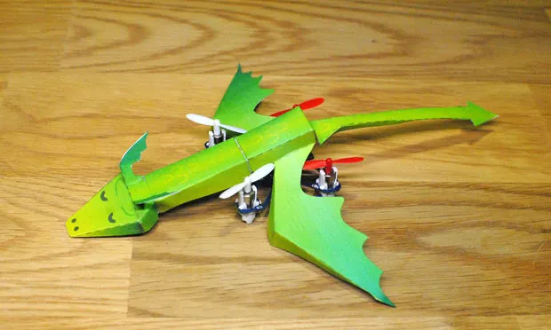 Un drac amb drone