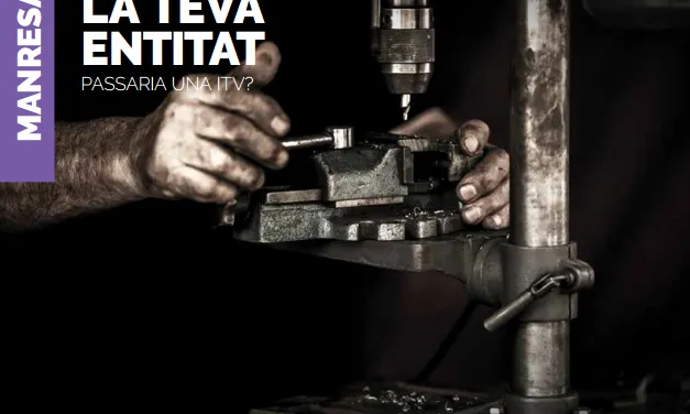La formació "La teva entitat passaria l'ITV?" s'impartirà a Manresa