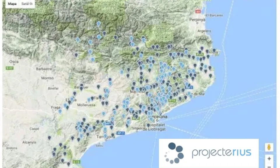 Es presenta una nova visualització de les dades del Projecte Rius