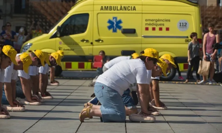 Personal voluntari del SEM participa en el Congrés Europeu de Cardiologia celebrat a Barcelona