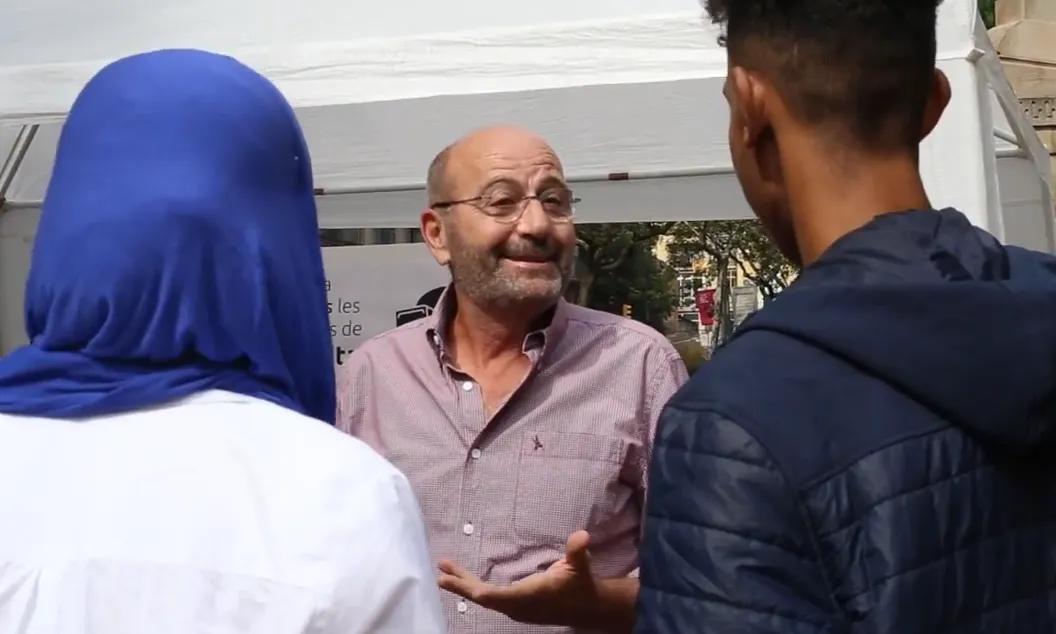 Fotograma del vídeo de la campanya #Aixòésracisme