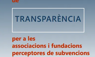 Portada de la Guia de Transparència