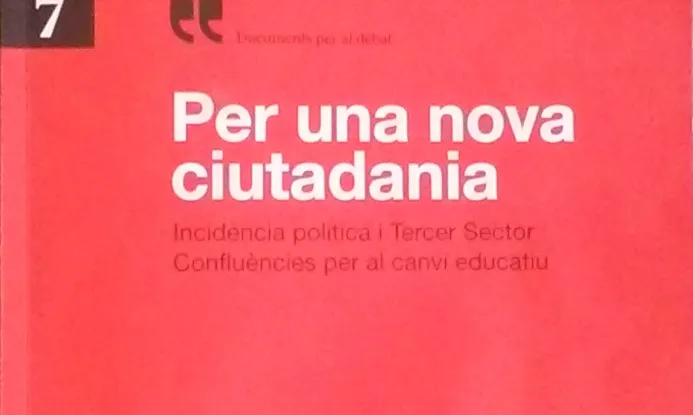 Enrique Arnanz és coautor del llibre ‘Per una nova ciutadania. Incidència política i tercer sector. Confluències per al canvi educatiu’
