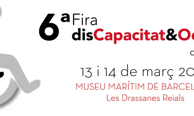 Logo de la Fira Discapacitat i Ocupació de Barcelona.