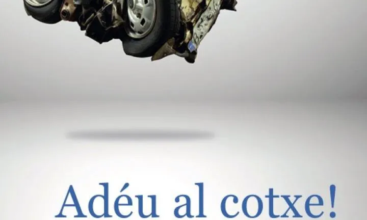 Cartell del cicle "Adéu al cotxe!" a la Sala Beckett