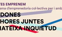 Cartell 'Juntes emprenem'