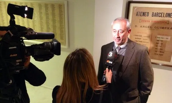 El president de l'Ateneu Barcelonès, Jordi Casassas