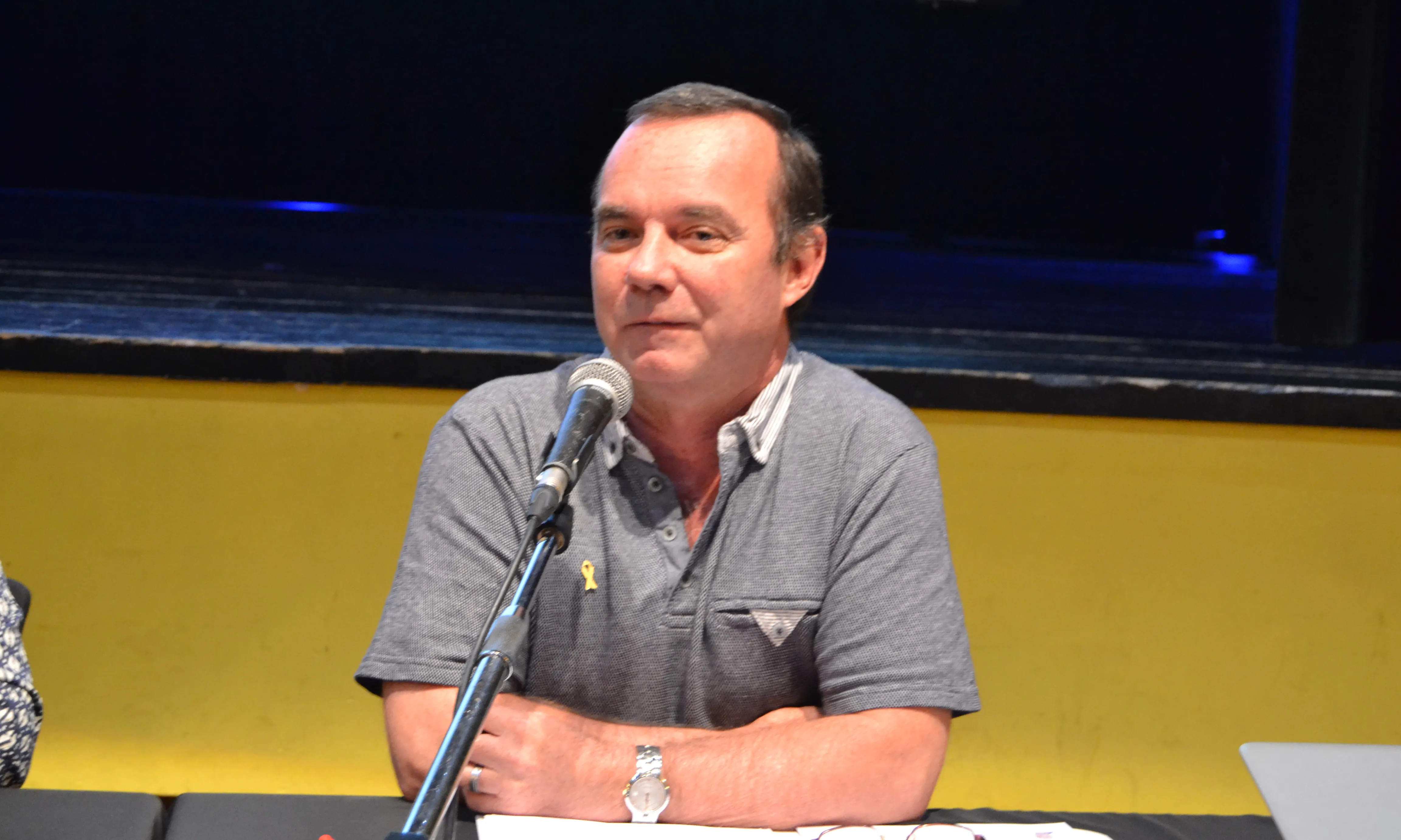 Jordi Balot, en la seva intervenció a l'AGO.