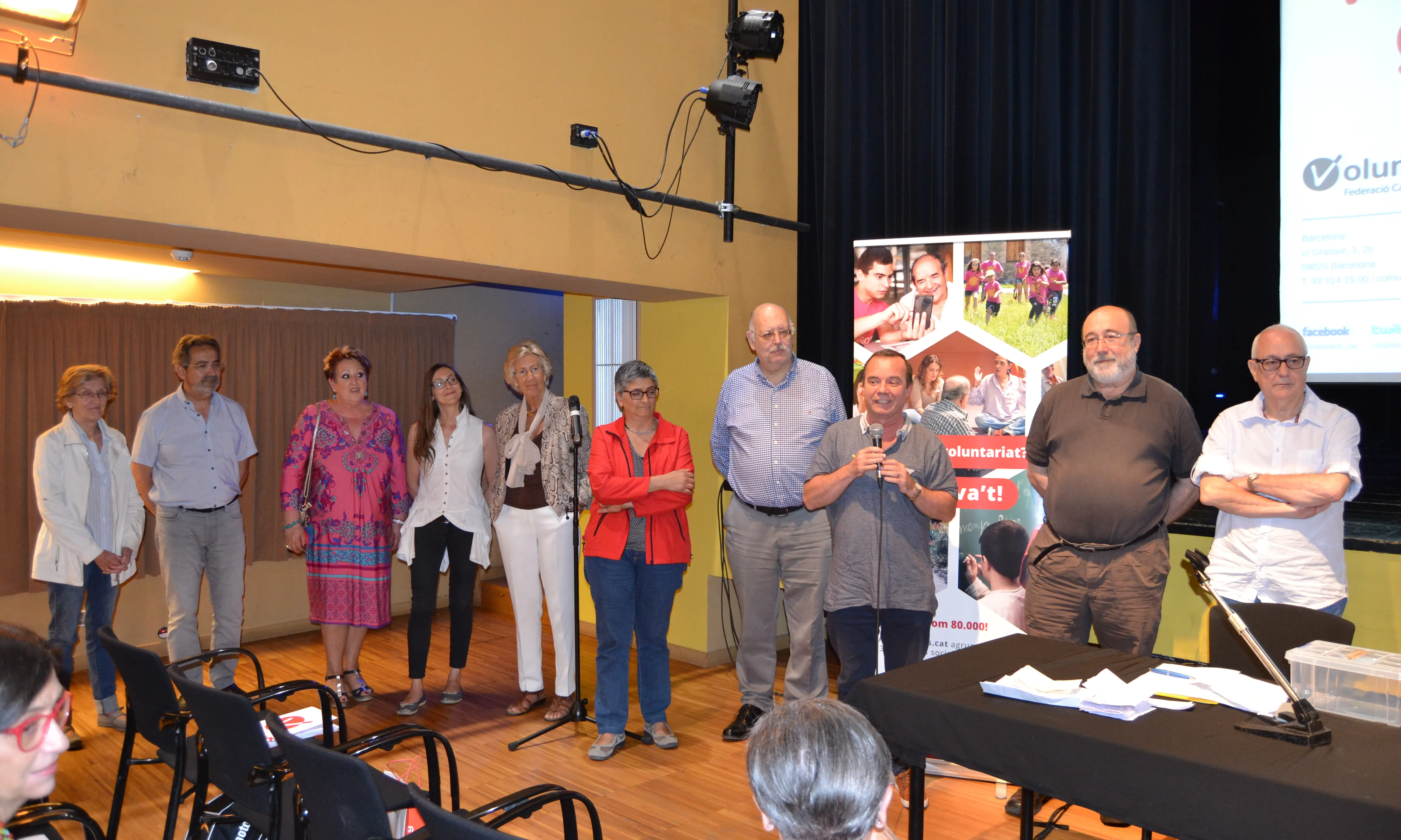 El nou president de la FCVS acompanyat del Consell Directiu.