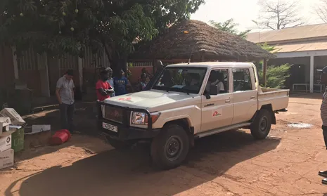 Base de MSF a Bafatá, Guinea Bissau.