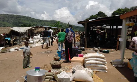 Batangafo, una ciutat on msf té projecte al centre de la República Centreafricana.