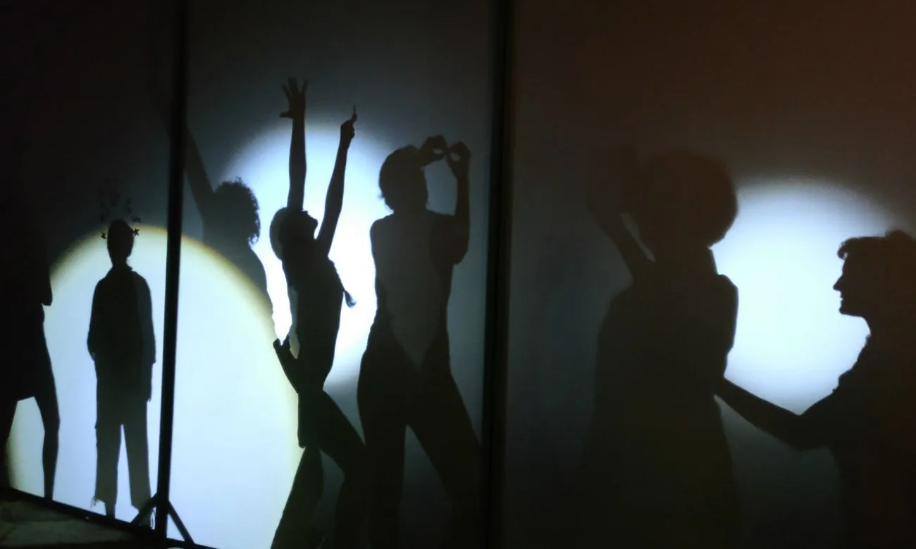 Ombres de persones en un escenari