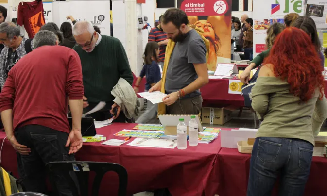 Durant la FESC la ciutadania coneix diferents projectes de l'economia social.