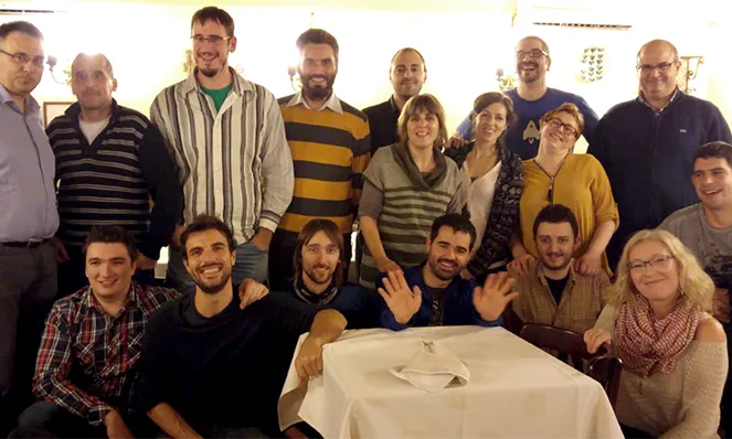Foto de grup de components de Softcatalà