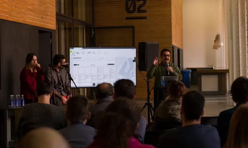 Roda de premsa de presentació de la plataforma web de XRCB