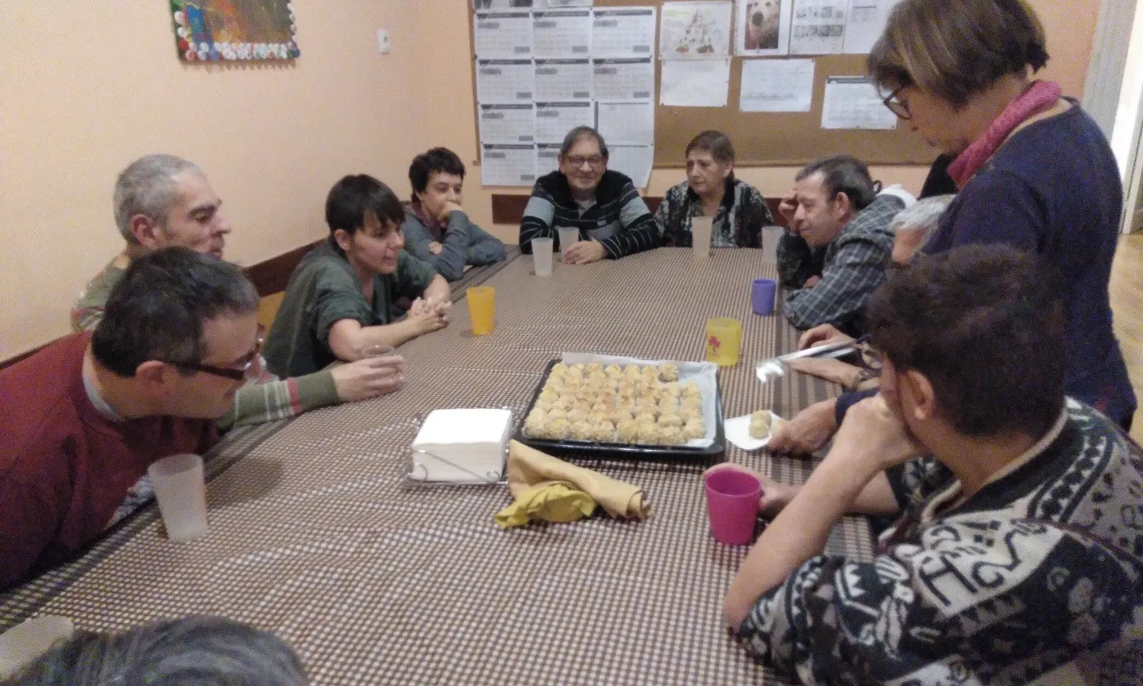 Moltes de les persones que viuen a una llar-residència pateixen envelliment prematur. Font: Associació Aspanias.