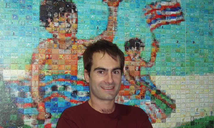 Rubén Fernández, vocal de l'Associació Catalana d'Esperantistes. 