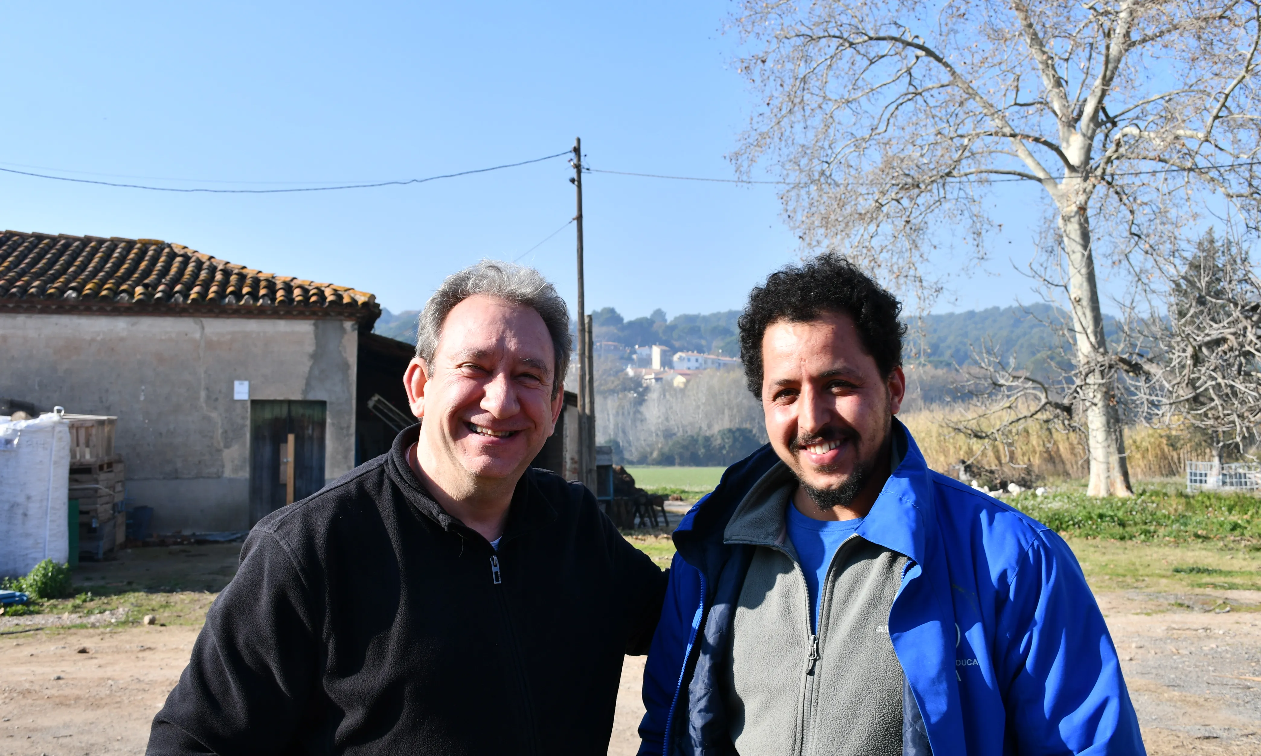 En Moha va participar al programa Cultiva i Educa i ara és el responsable del camp. Font: Suport Tercer Sector.