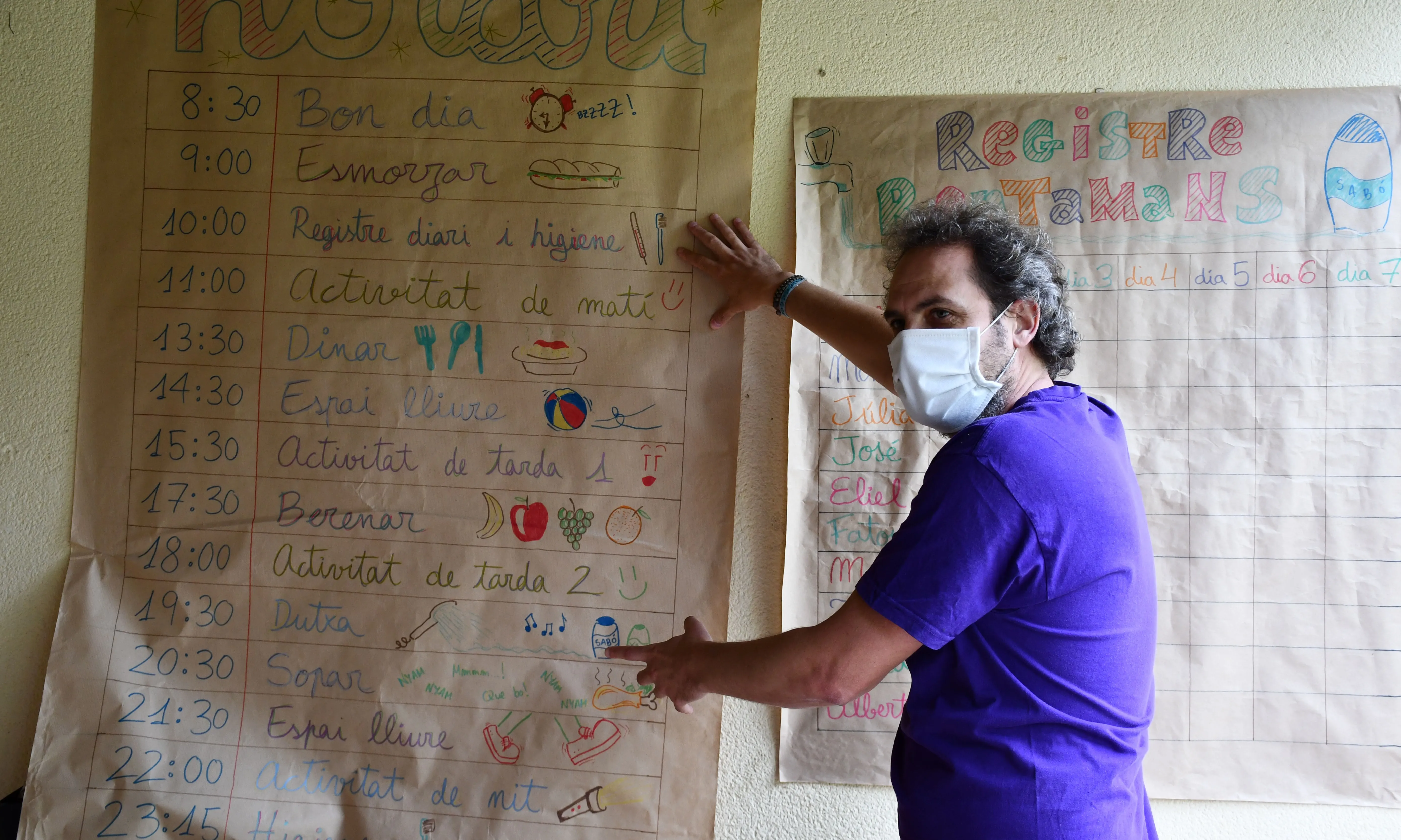 les colònies d’aquest estiu es trobaran amb grups d’infants més reduïts, una higienització dels espais i diferents torns de menjador i de les activitats. Font: Fundesplai.