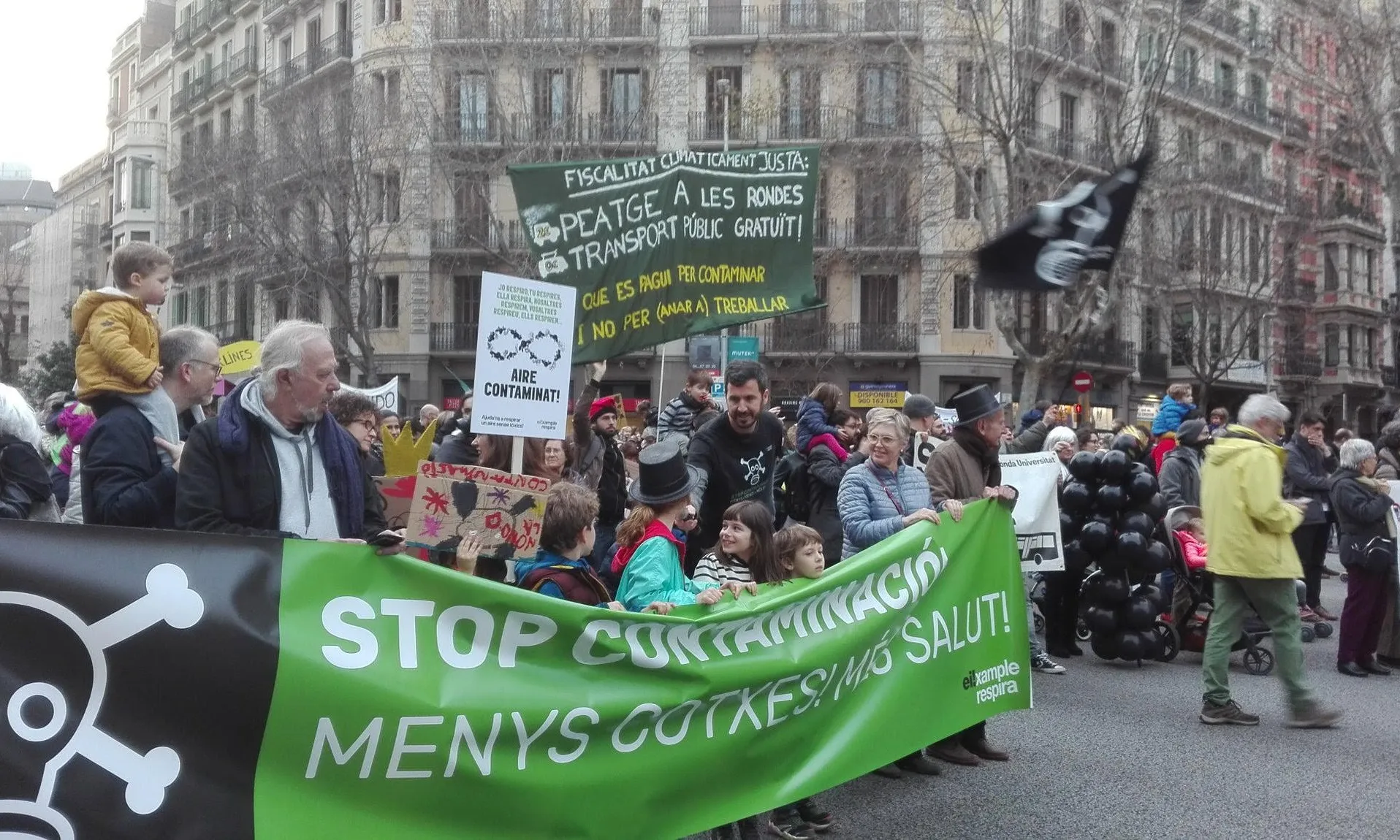 La plataforma veïnal es va crear el 2019 per reclamar la millora de la qualitat de l'aire