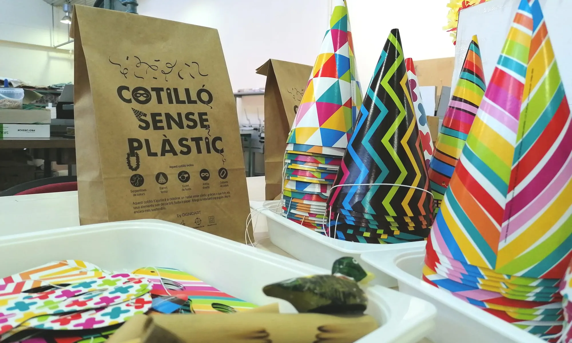 El cotilló sense plàstic és una de les iniciatives que ha impulsat el projecte d’intercooperació Circulars.