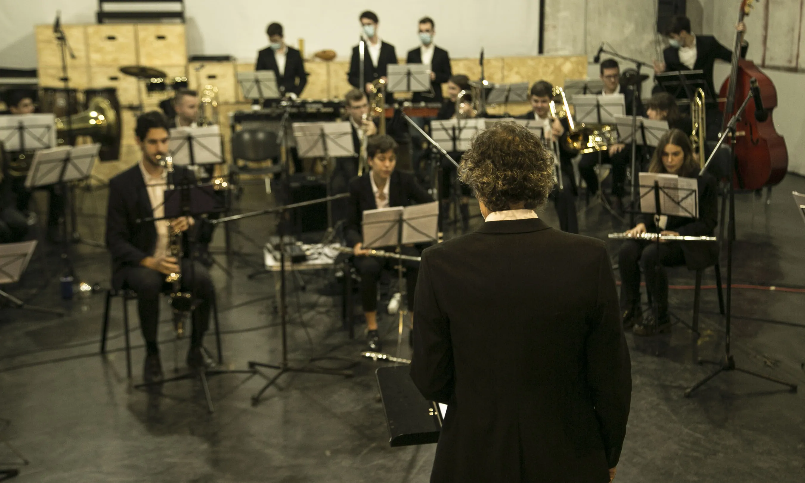 La Beat Band de l'Associació Musical Symphocat, del barri de Sant Andreu.