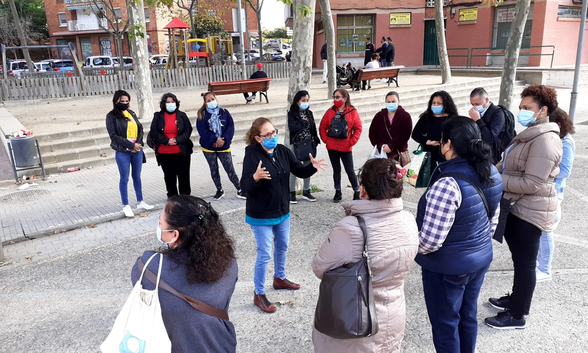 Isabel Valle Brun, membre de l'Associació Mujeres Unidas Entre Tierras.