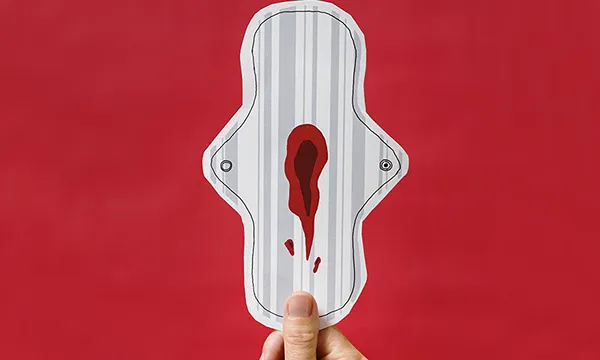 Residus de productes menstruals d'un sol ús