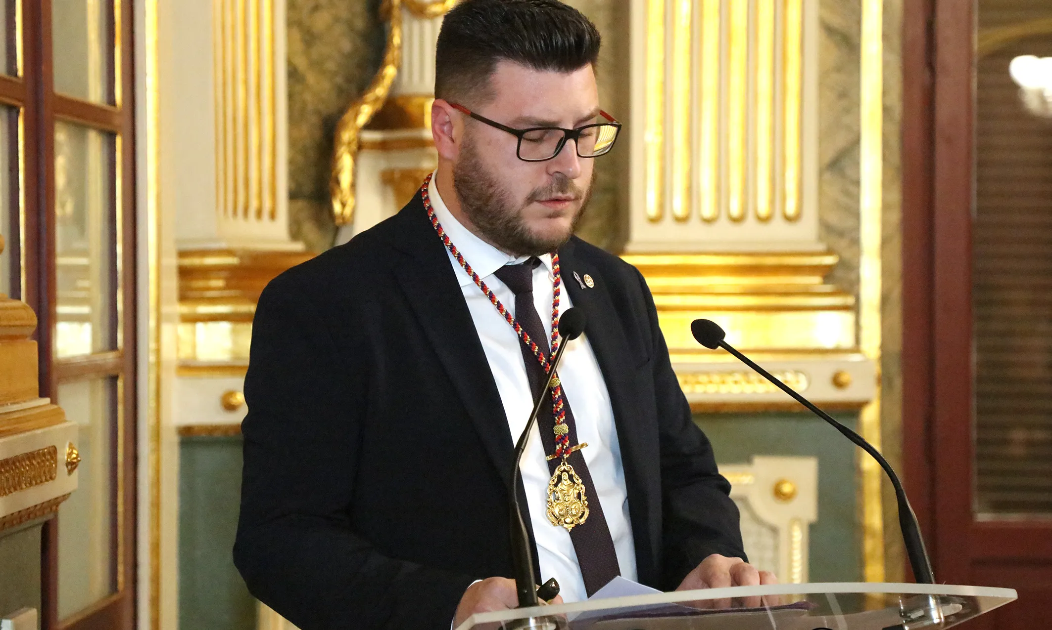 L'escultor, conservador i restaurador Aleix Vall, president de La Confraria la Verònica de Reus.