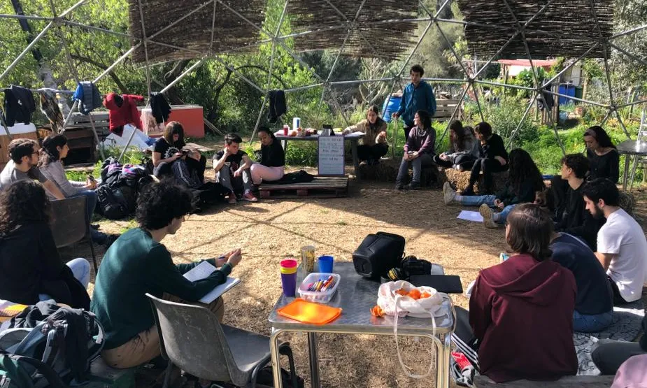 Trobada de la plataforma Fridays For Future Barcelona (Gener, 2020). 