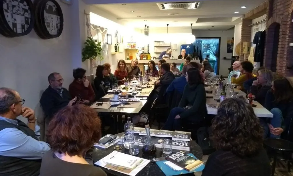 Un dels sopars de l'associació DIàspora Ebrenca a Casa Mariol