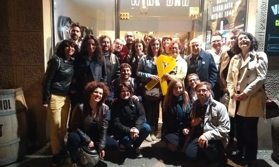 Fotografia de grup després d'una de les trobades de Diàspora Eebrenca