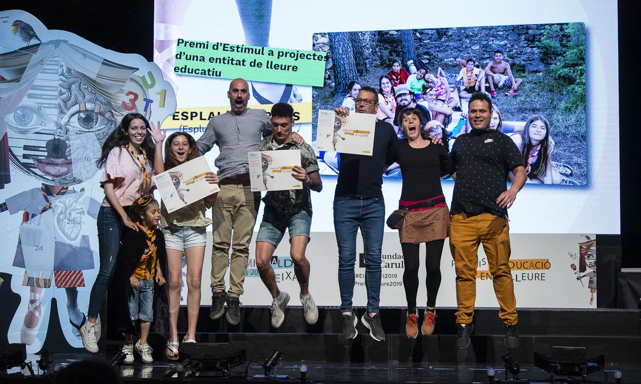 Agrupament Escolta Trini Nova, guardonat en l'edició anterior dels Premis d'Educació en el Lleure, 2019.
