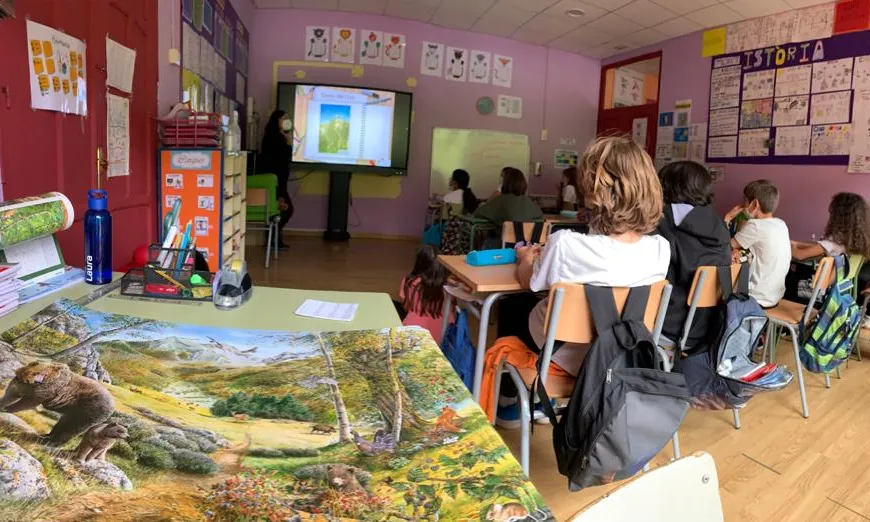 Imatge del projecte d’educació ambiental 'L’ós bru, tresor del Pirineu'.