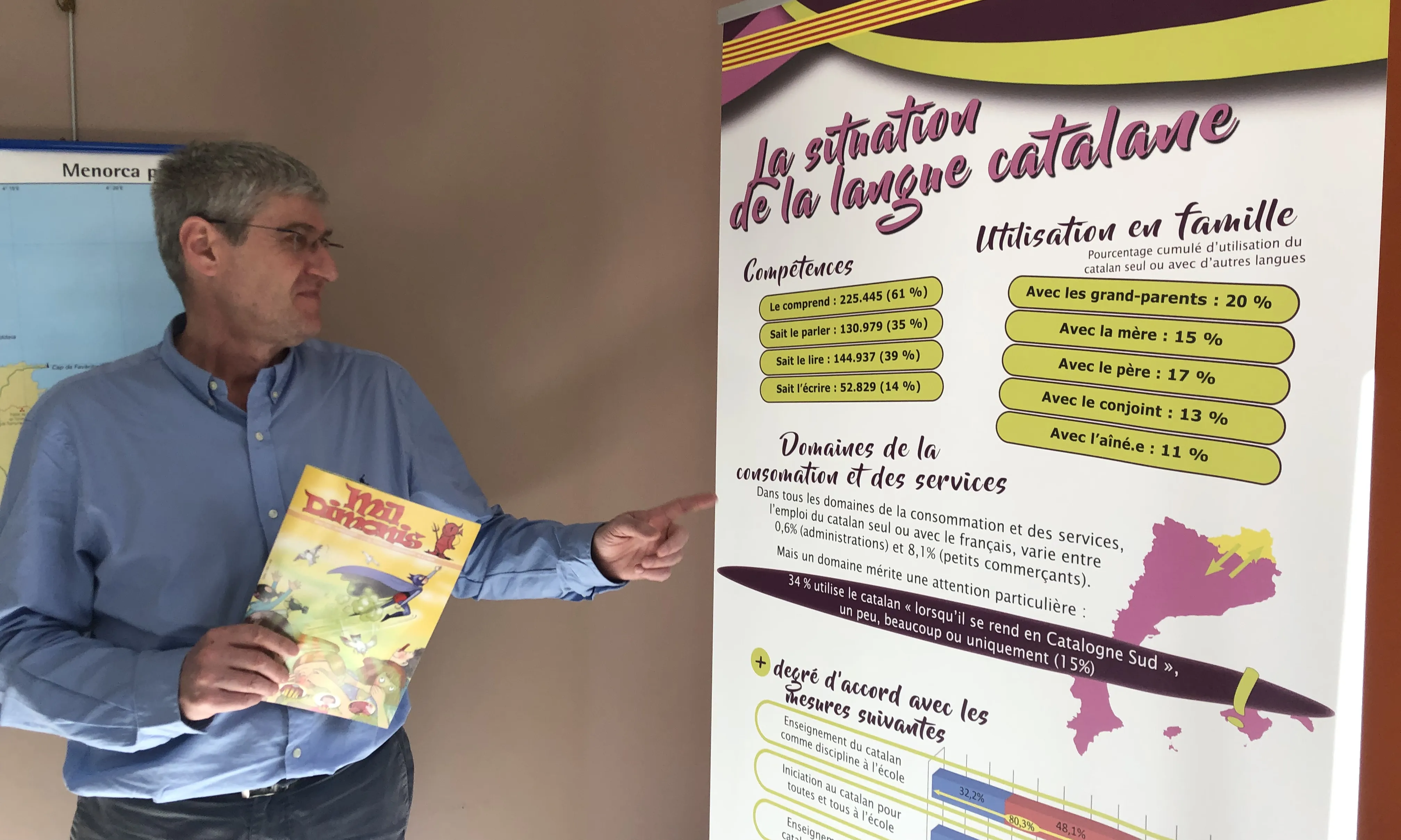 L'APLEC treballa per a la promoció de la llengua catalana a la Catalunya Nord.