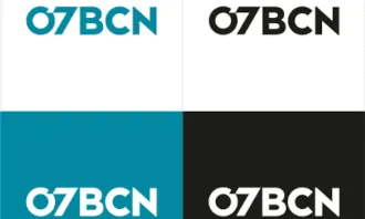 Logotip 07BCN. Font: Domestika