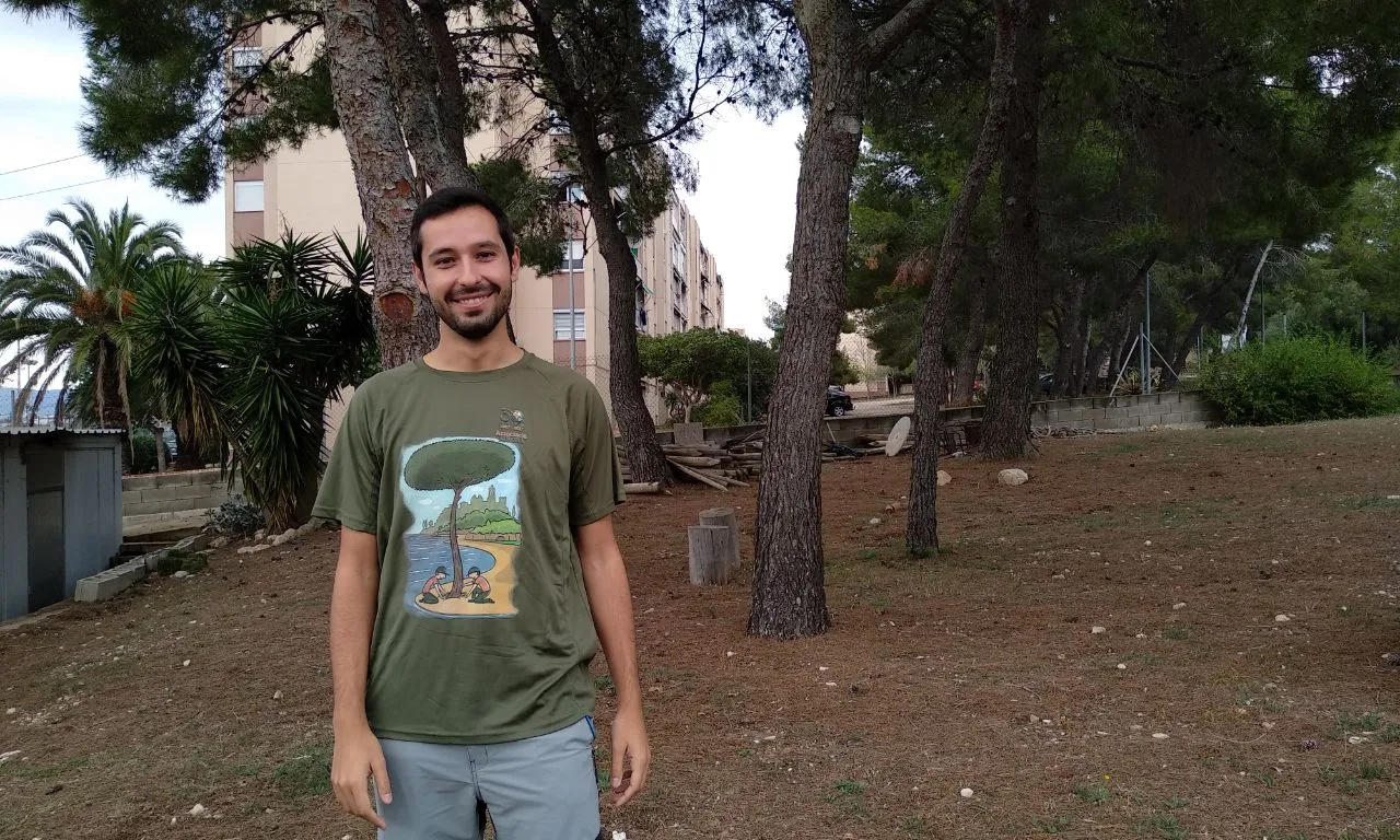 Àlex Benítez, tècnic de projectes i educació ambiental de l'Associació Aurora.