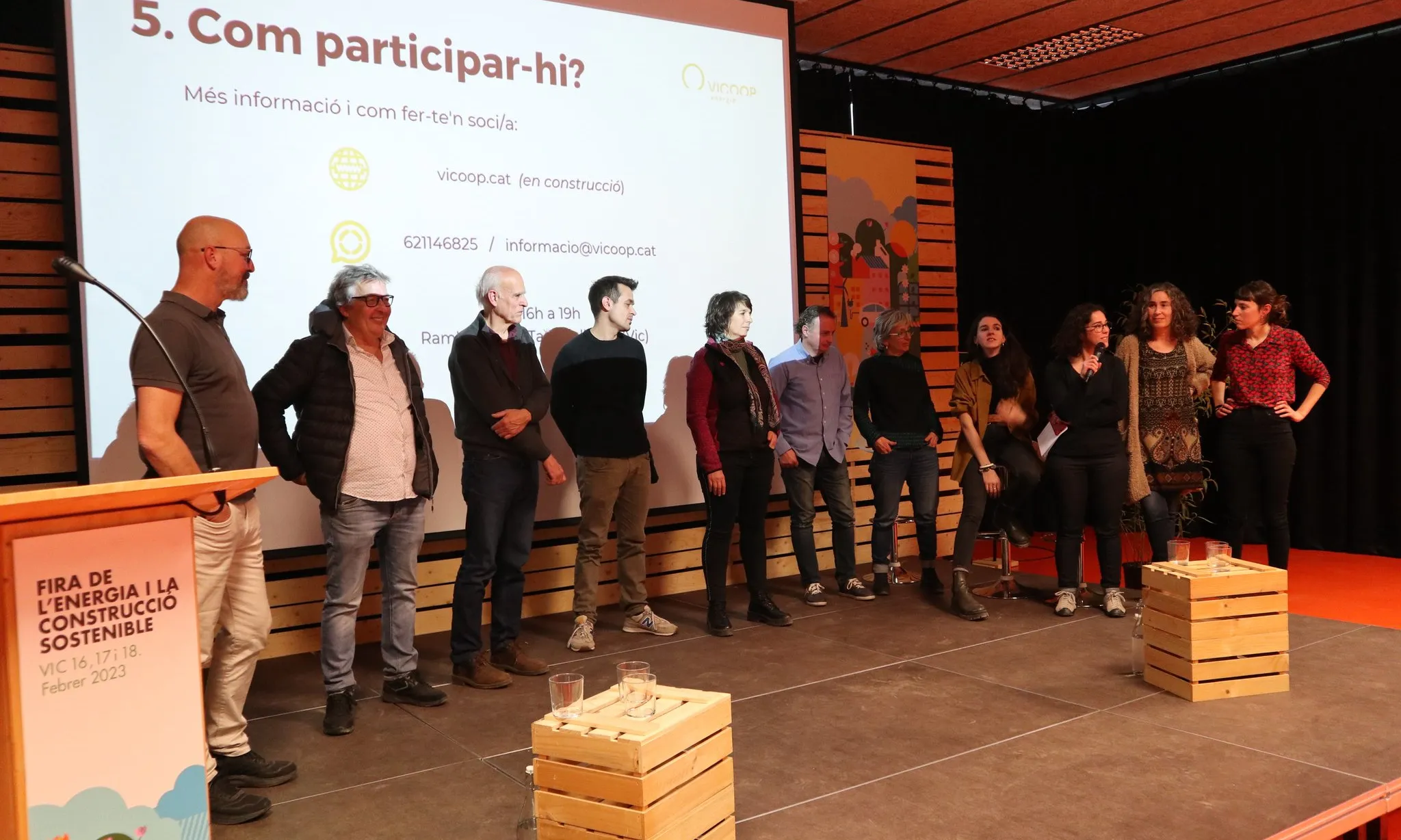 Presentació de VICOOP a la Fira de l'Energia i la Construcció Sostenible.