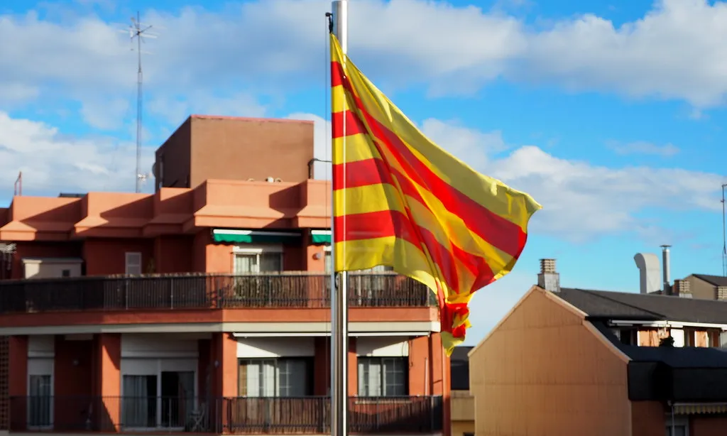 Bandera catalana. Font: Flickr - Teresa Grau Ros