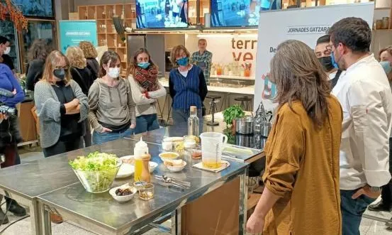 Els tallers de cuina han protagonitzat algunes sessions de les 'Jornades Gatzara'.