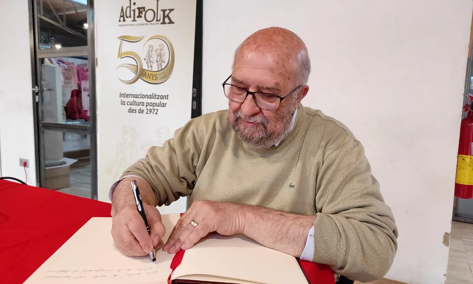 Enric Capdevila és el president de la Societat Cultura i Esportiva La Lira des de fa més de trenta anys. Font: SCE La Lira.