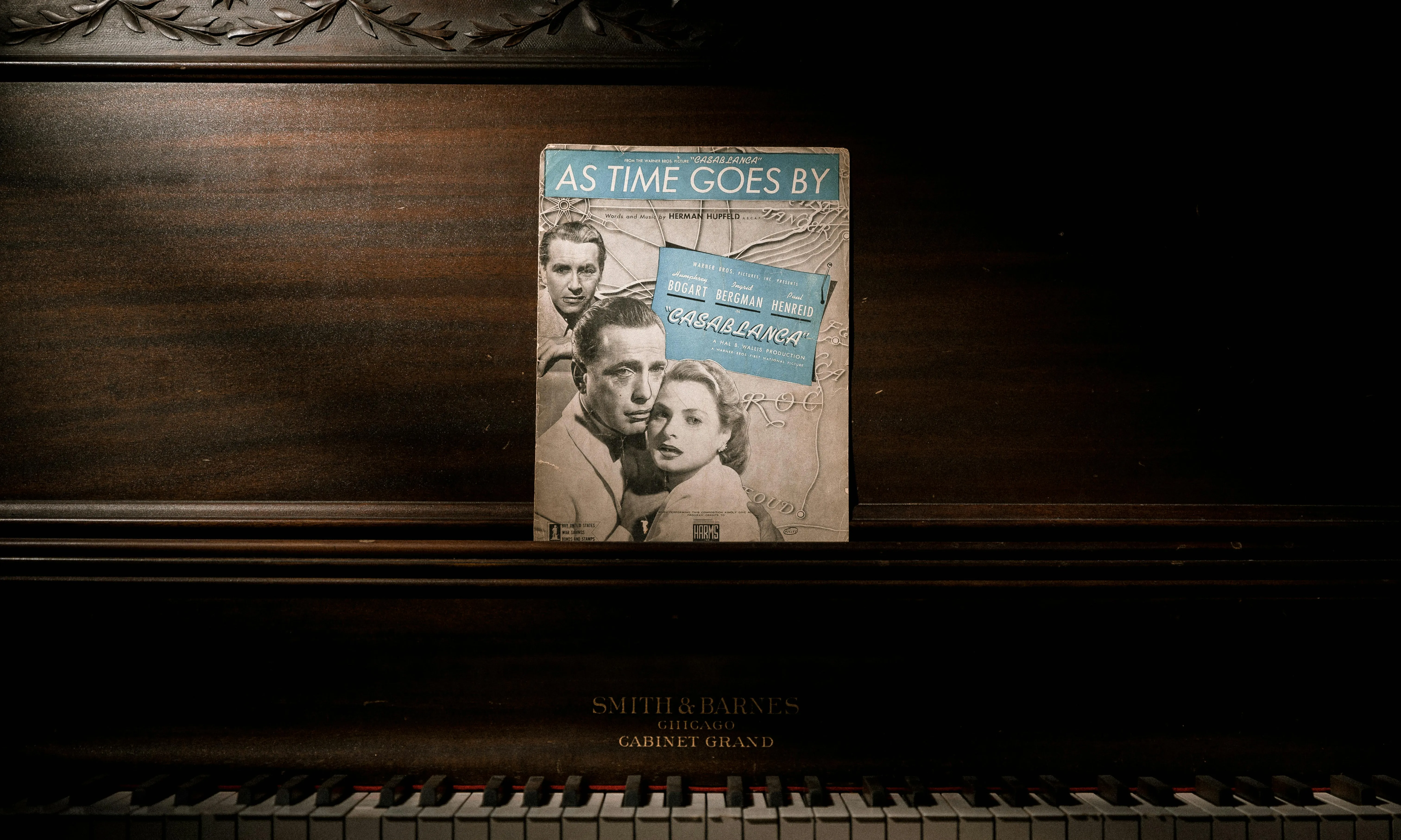 Llibret sobre un piano. Font: Pexels - Brett Sayles