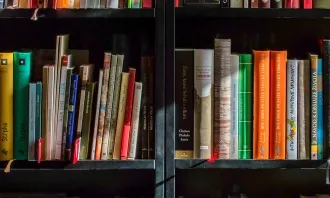 Llibreria amb llibres variats. Font: Pixabay