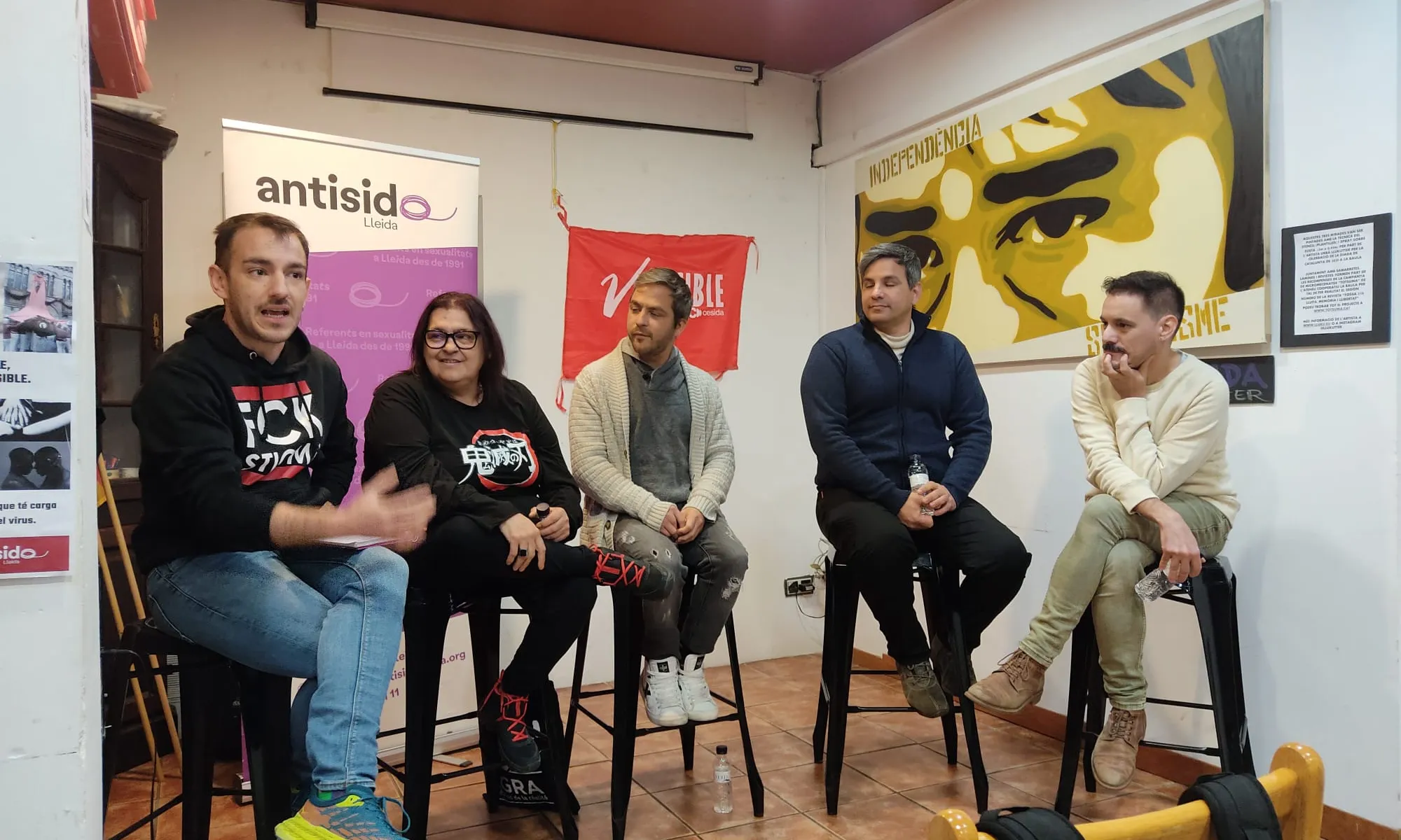 La Fundació Antisida Lleida vol seguir visibilitzant l’existència del VIH i treballar per a la seva prevenció. Font: Fundació Antisida Lleida
